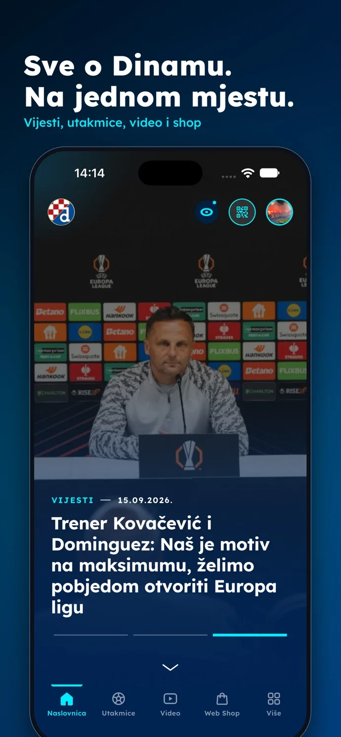 GNK Dinamo aplikacija — Sve o Dinamu na jednom mjestu